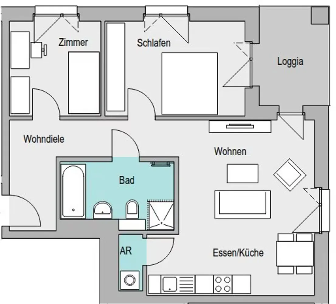 3 Zimmer Wohnung mit 70 m² in Jena – Bild 6