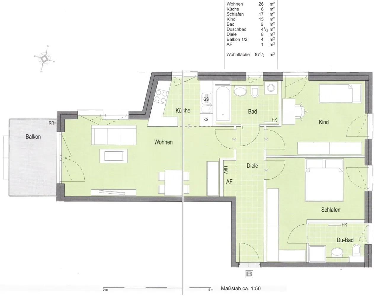 3 Zimmer Wohnung mit 87 m² in München – Bild 5