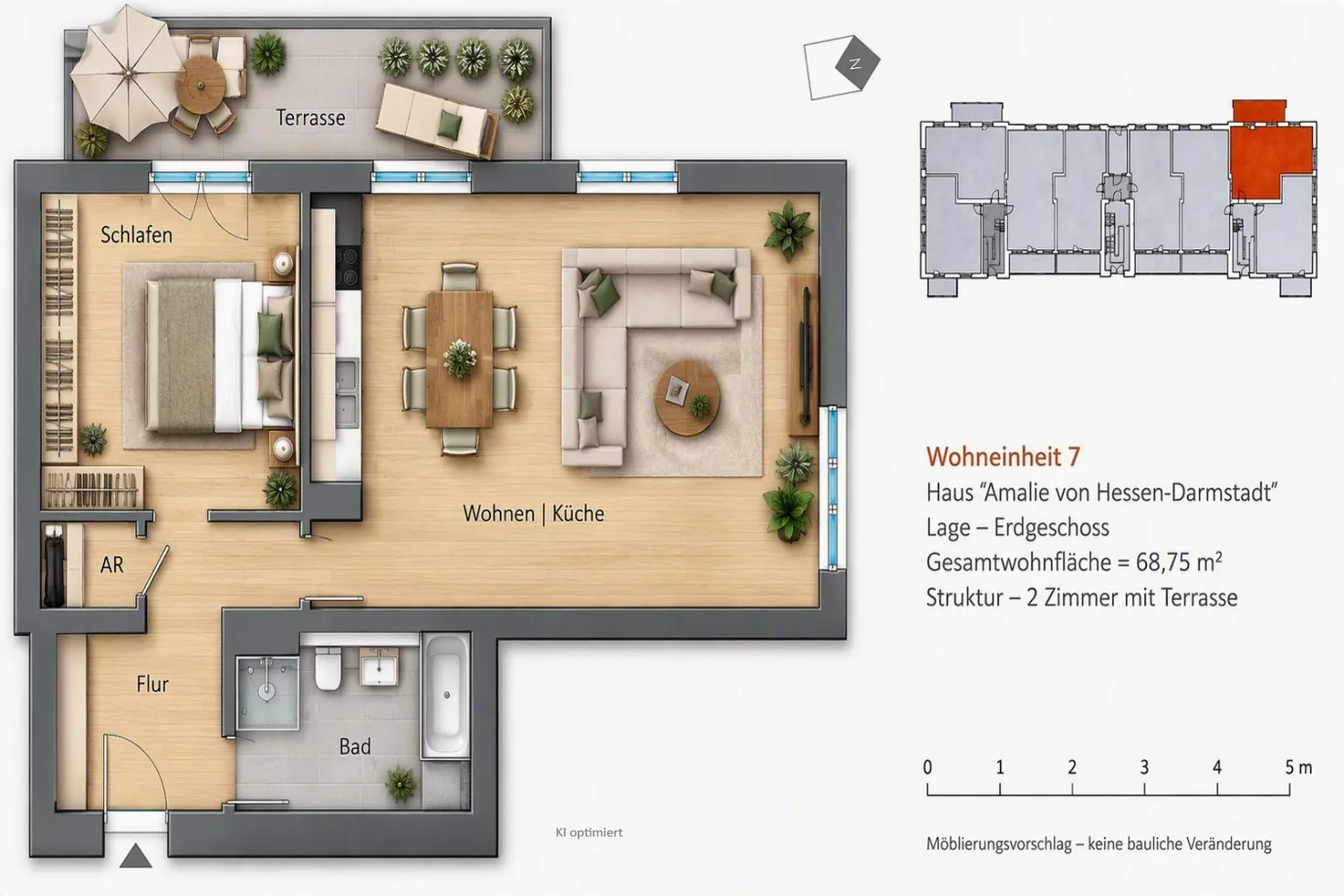 2 Zimmer Wohnung mit 69 m² in Leipzig – Bild 7