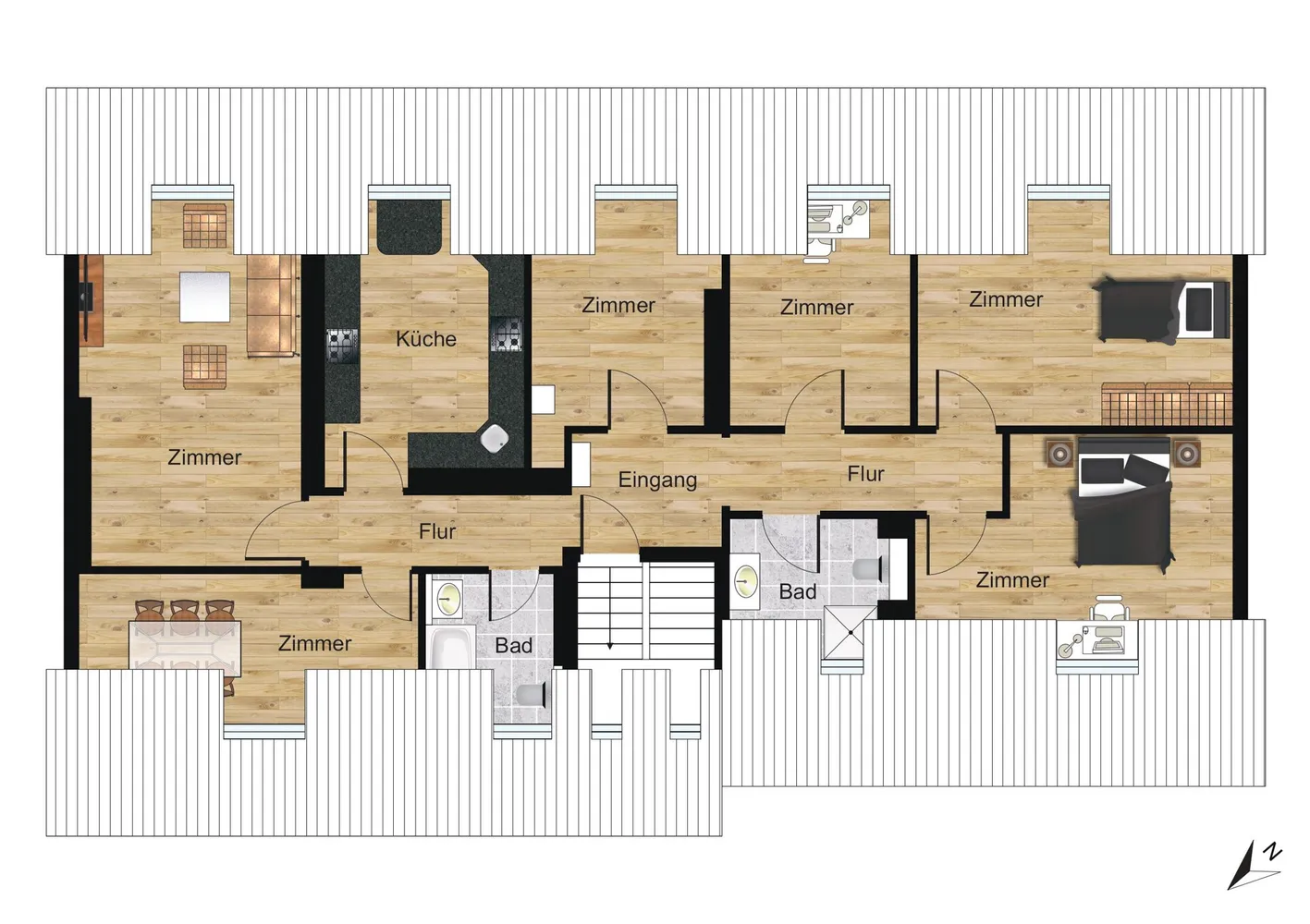 6 Zimmer Wohnung mit 112 m² in Aachen – Bild 5