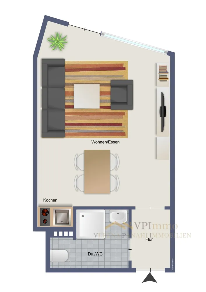 1 Zimmer Wohnung mit 30 m² in Augsburg – Bild 10