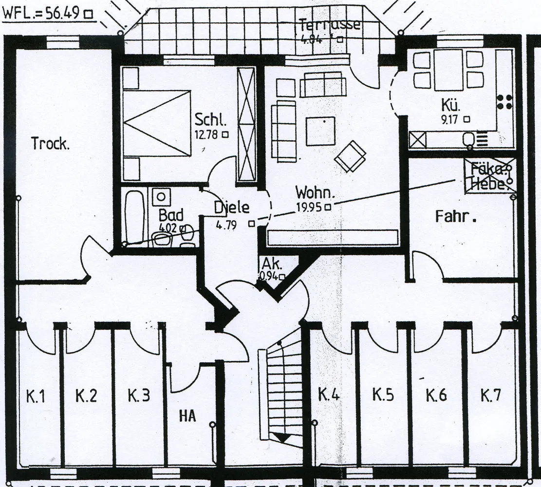 2 Zimmer Wohnung mit 57 m² in Duisburg – Bild 3