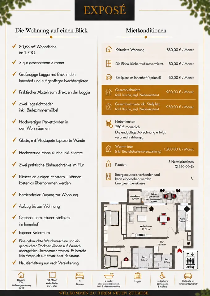 3 Zimmer Wohnung mit 81 m² in Wuppertal – Bild 4