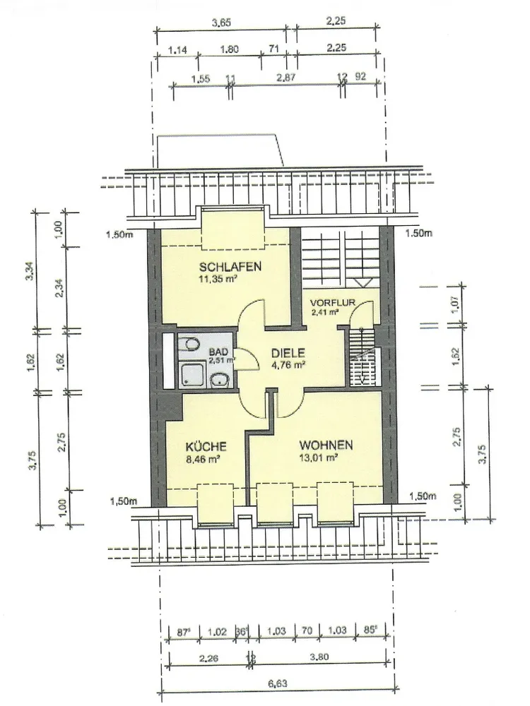 2 Zimmer Wohnung mit 40 m² in Köln – Bild 5