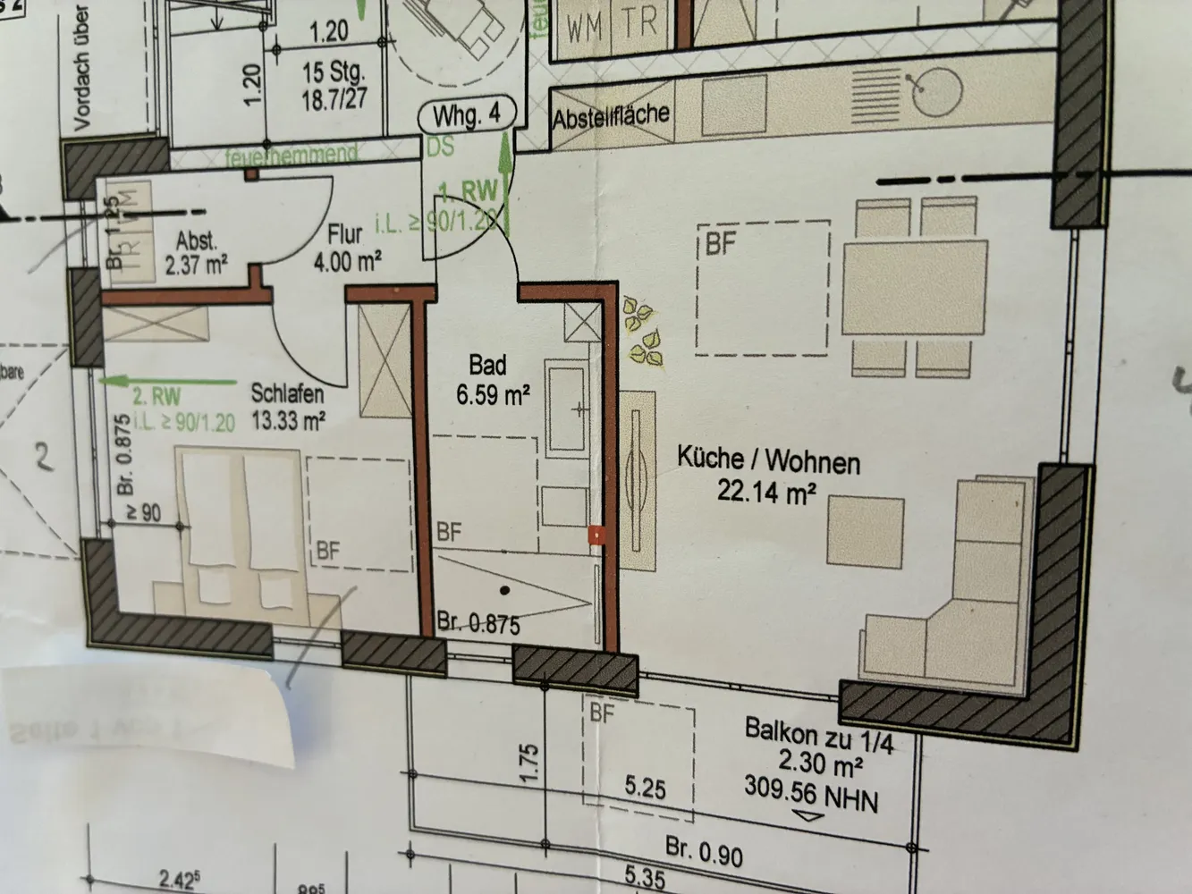 2 Zimmer Wohnung mit 52 m² in Aachen – Bild 3