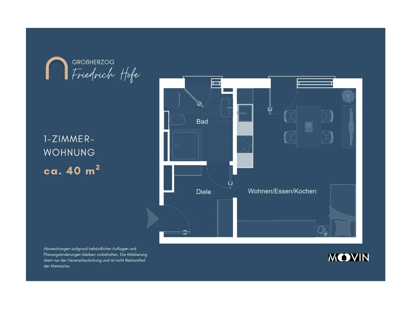 1 Zimmer Wohnung mit 39 m² in Saarbrücken – Bild 7