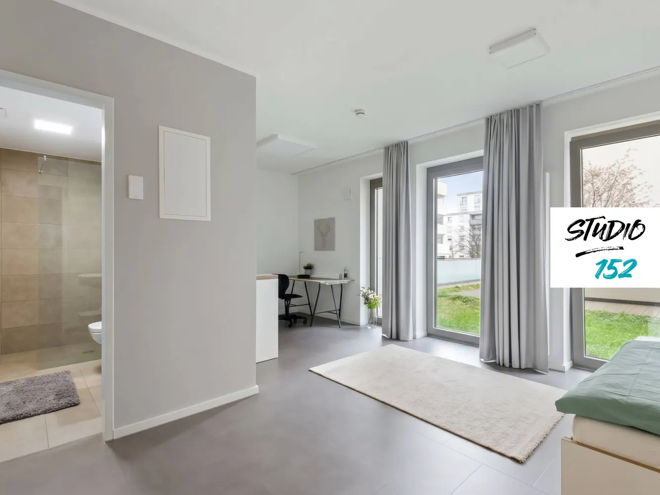 1 room apartment with 31 m² in Wiesbaden – Photo 1