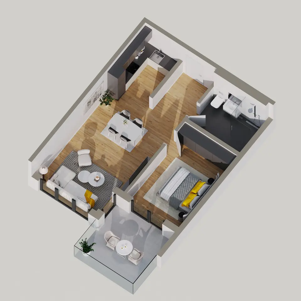 3 Zimmer Wohnung mit 65 m² in Rottenburg am Neckar – Bild 7