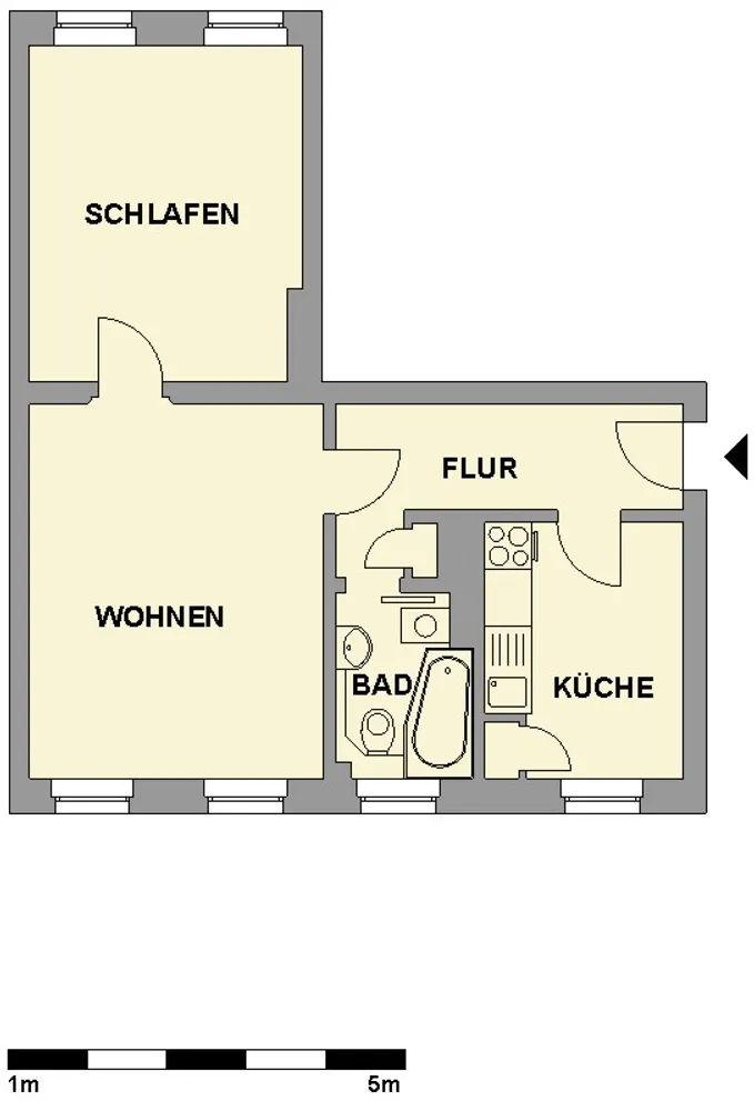 2 Zimmer Wohnung mit 51 m² in Chemnitz – Bild 5