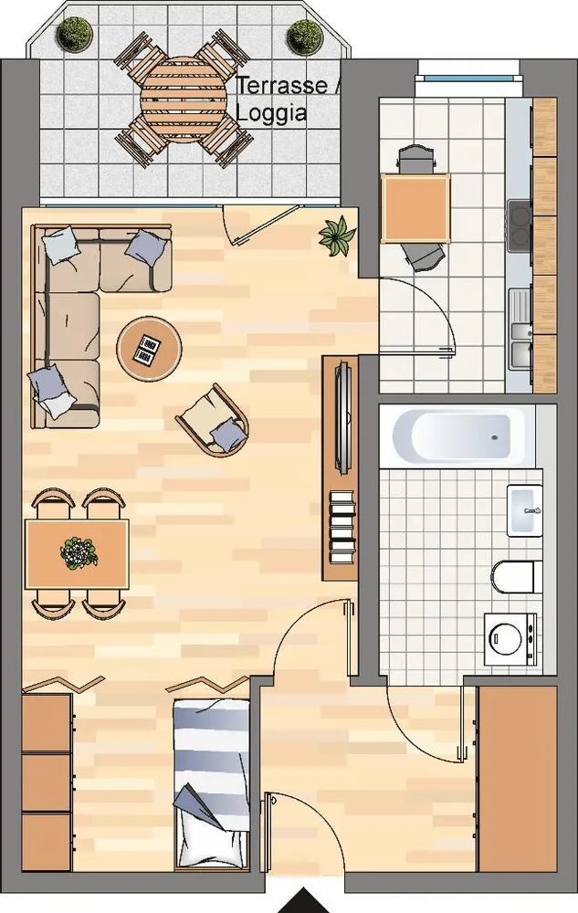 2 Zimmer Wohnung mit 60 m² in Dortmund – Bild 3
