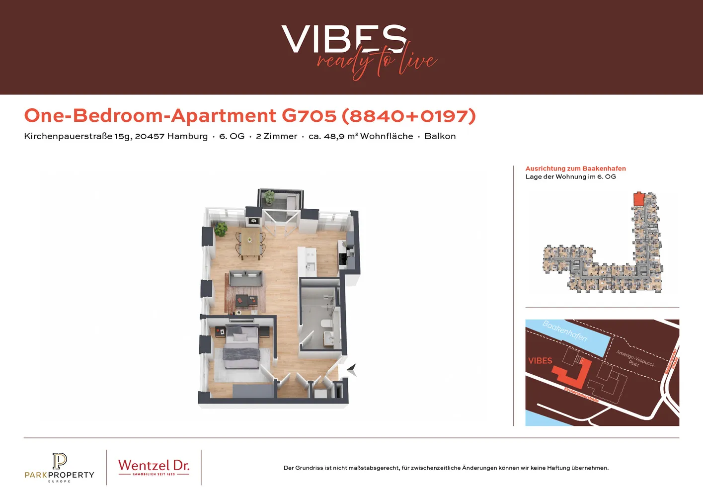 2 Zimmer Wohnung mit 49 m² in Hamburg – Bild 11