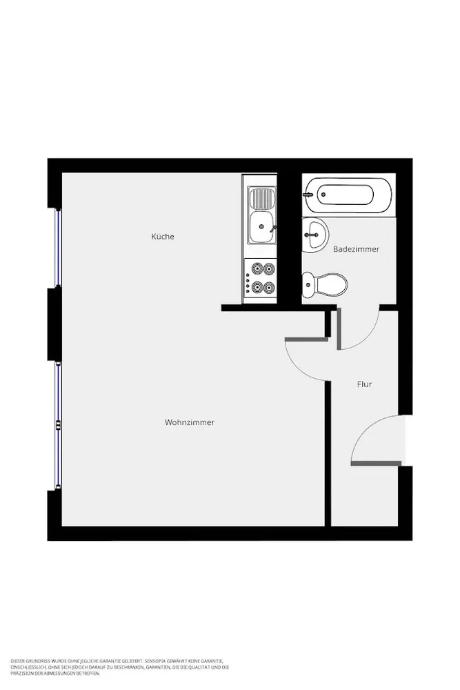 1 Zimmer Wohnung mit 33 m² in Leipzig – Bild 12