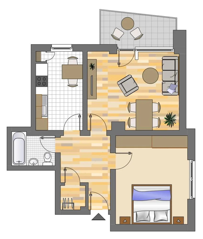 2 Zimmer Wohnung mit 58 m² in Gelsenkirchen – Bild 7