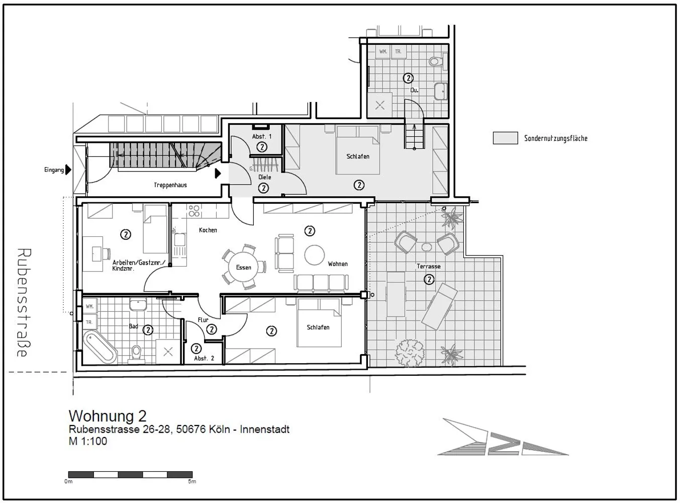 4 Zimmer Wohnung mit 120 m² in Köln – Bild 11