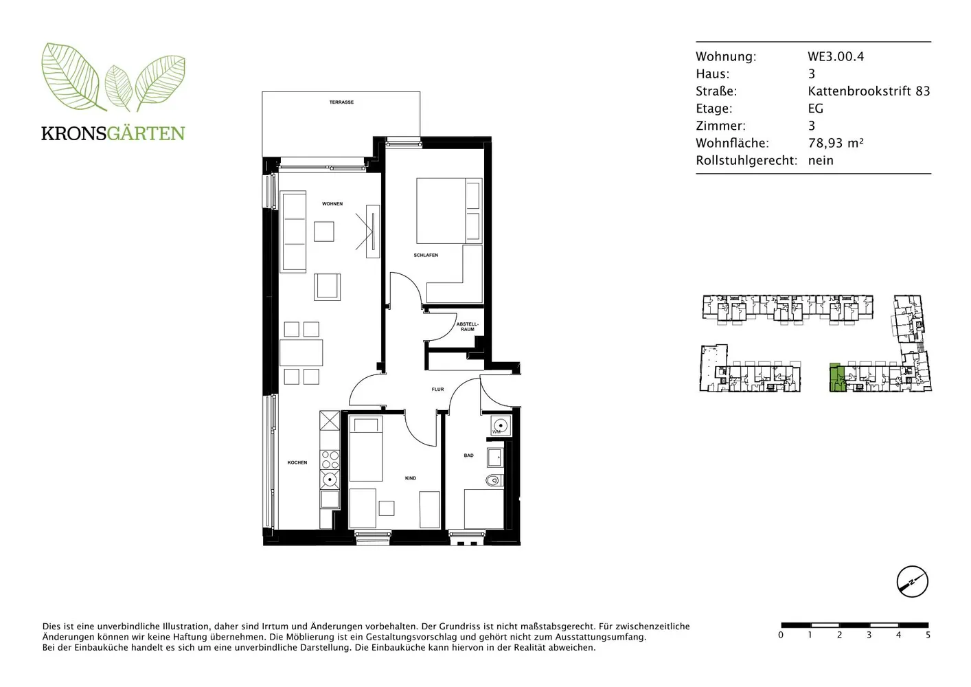 3 Zimmer Wohnung mit 78 m² in Hannover – Bild 9
