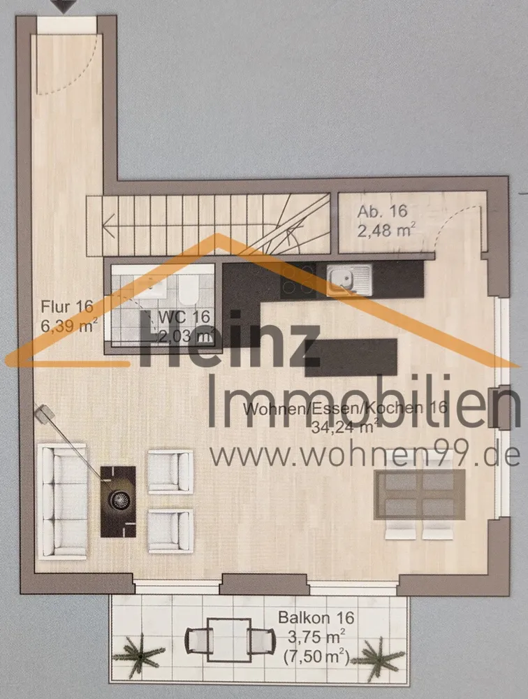 3 Zimmer Wohnung mit 99 m² in Bergisch Gladbach – Bild 6