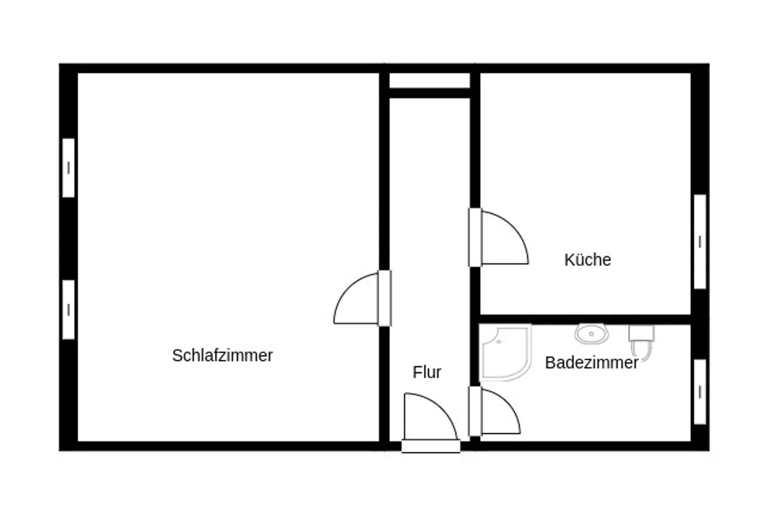 2 Zimmer Wohnung mit 46 m² in Dortmund – Bild 2