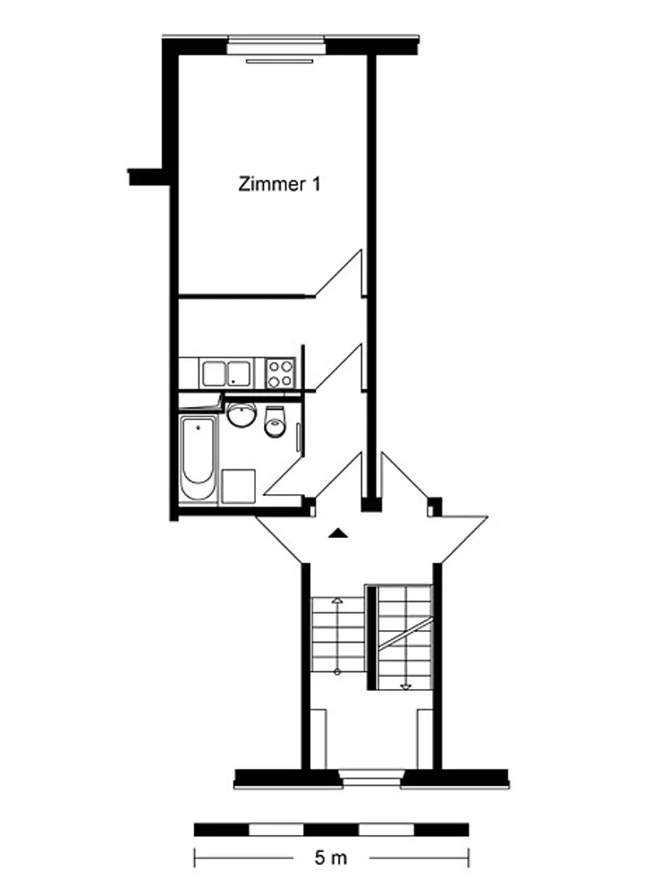 1 Zimmer Wohnung mit 27 m² in Berlin – Bild 3