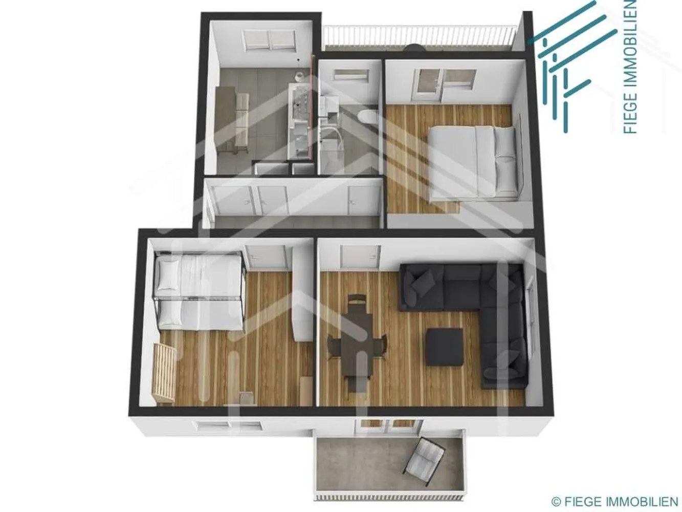 3 room apartment with 75 m² in Rodgau – Photo 2