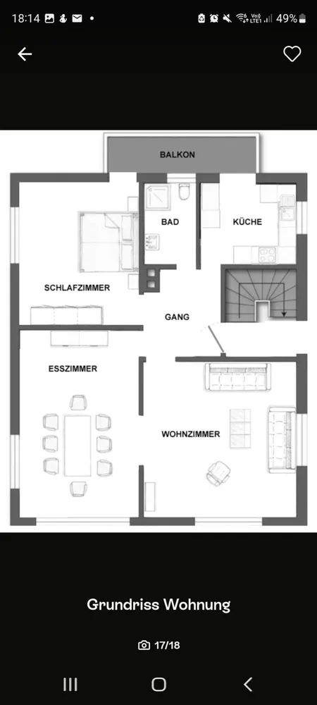 3 Zimmer Wohnung mit 75 m² in Stuttgart – Bild 3