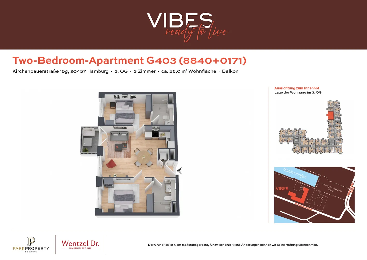 3 Zimmer Wohnung mit 56 m² in Hamburg – Bild 10