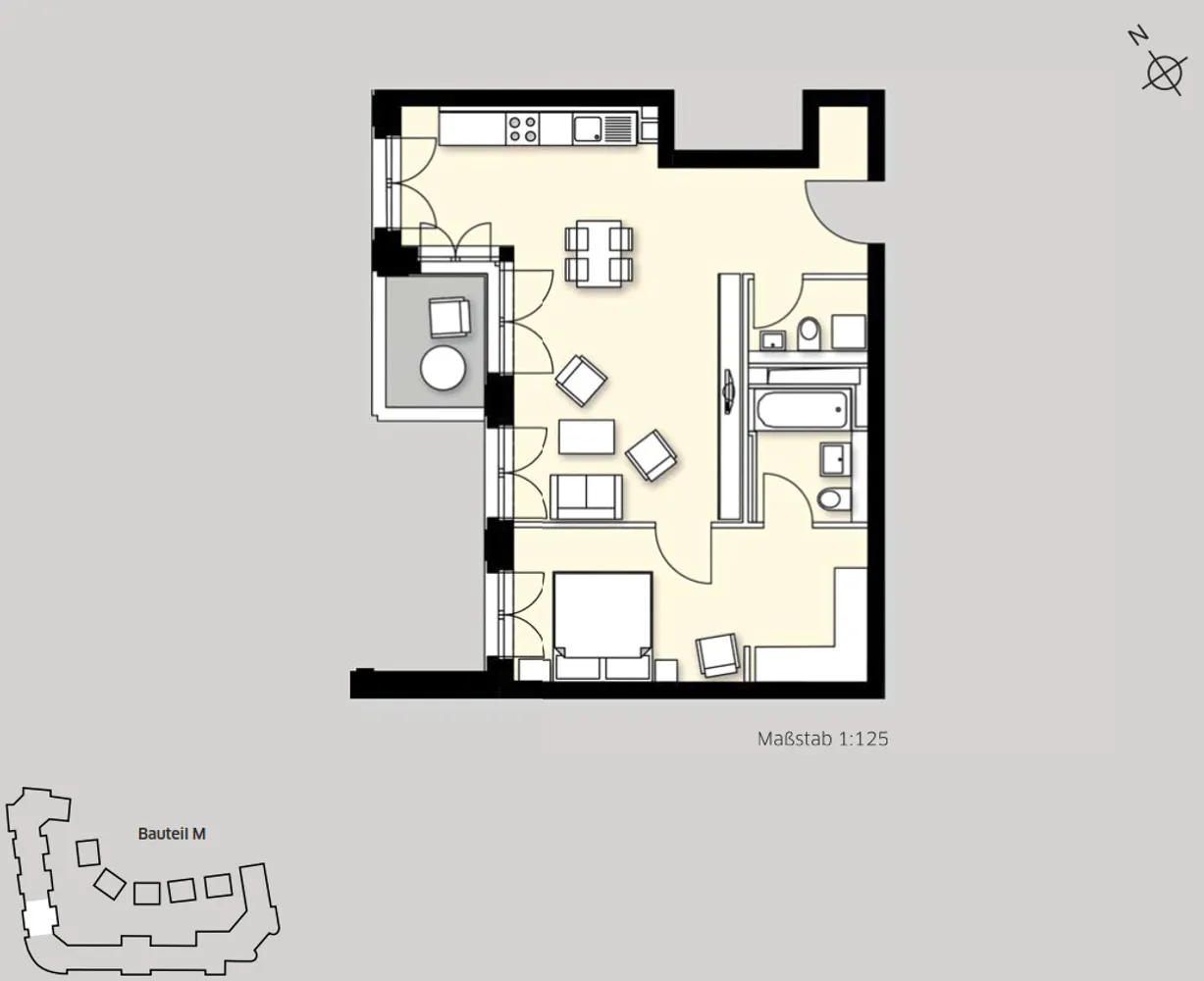 2 Zimmer Wohnung mit 70 m² in Stuttgart – Bild 4