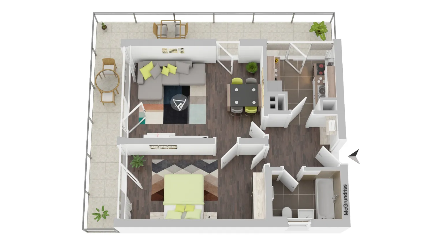 2 Zimmer Wohnung mit 66 m² in München – Bild 10