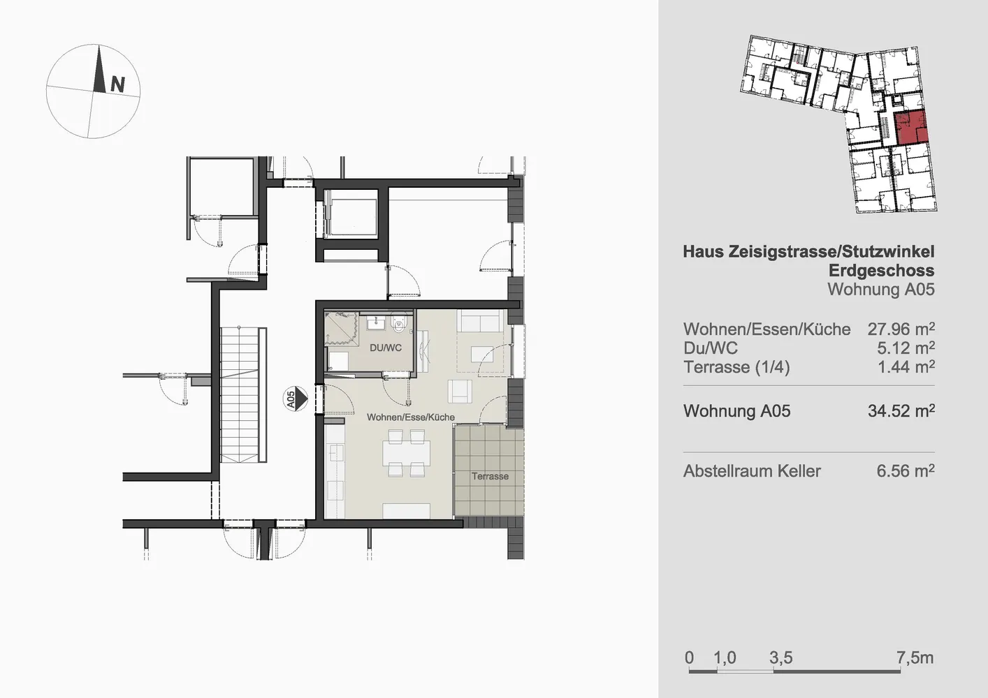 1 Zimmer Wohnung mit 34 m² in Straubing – Bild 2