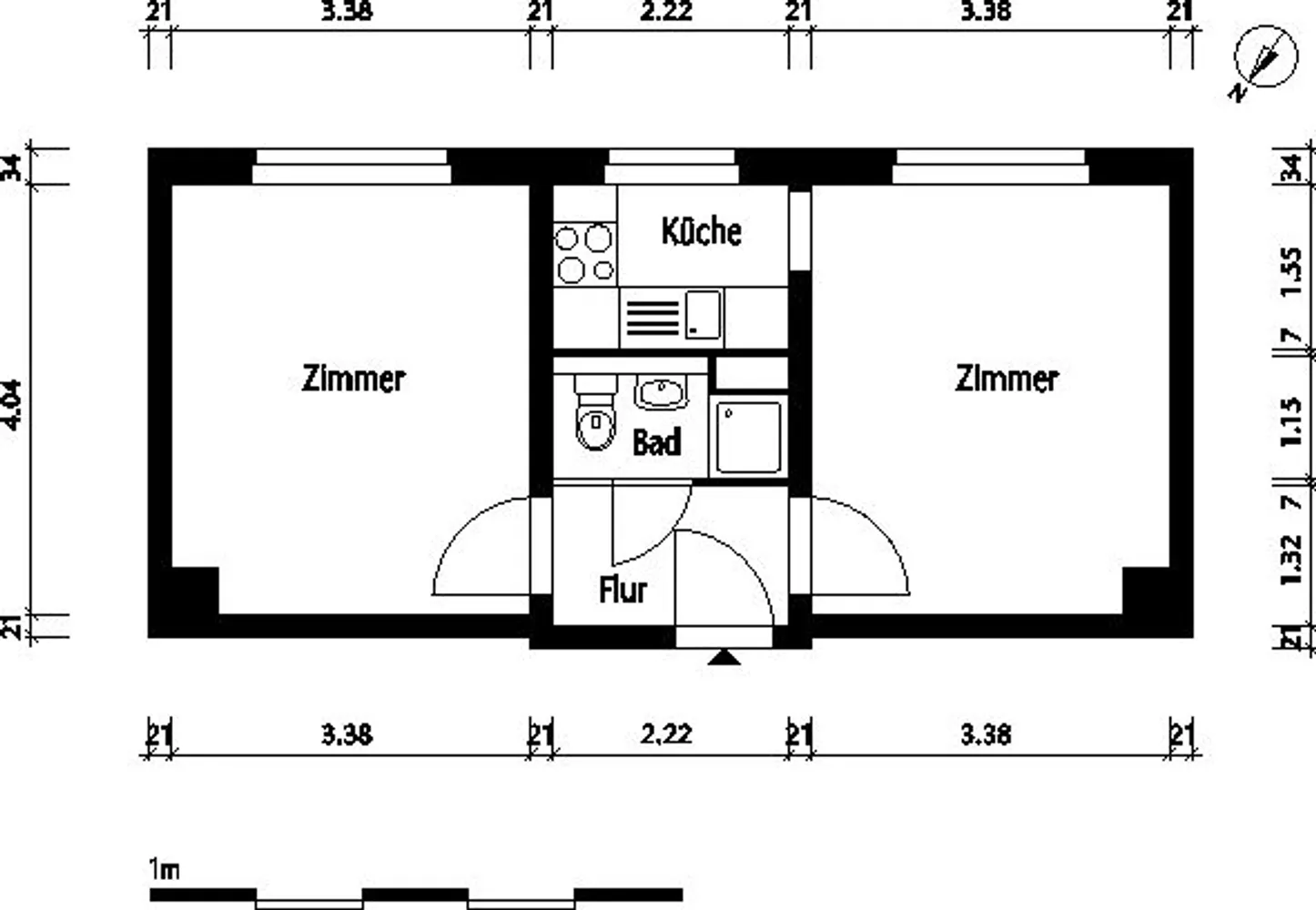 2 Zimmer Wohnung mit 37 m² in Berlin – Bild 8