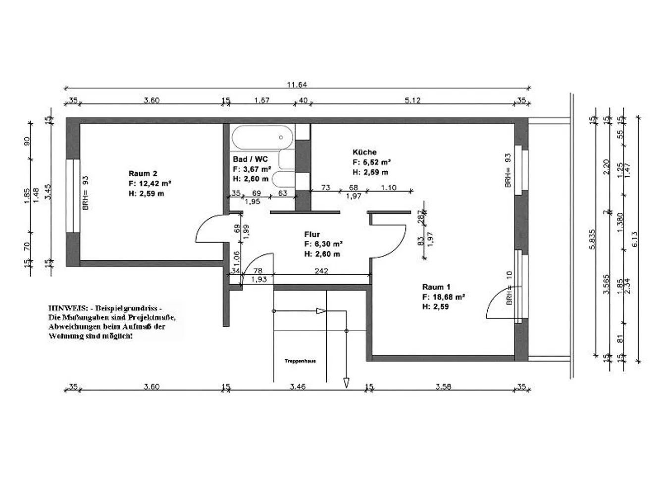2 Zimmer Wohnung mit 50 m² in Halle (Saale) – Bild 4