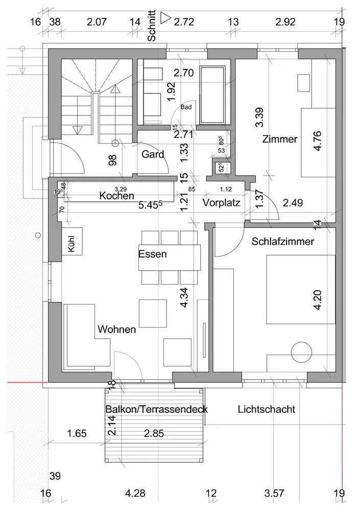 3 Zimmer Wohnung mit 66 m² in Stuttgart – Bild 2
