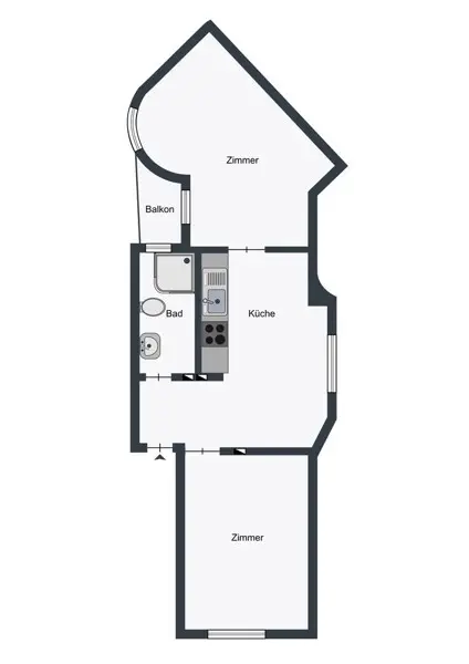2 Zimmer Wohnung mit 65 m² in Düsseldorf – Bild 6