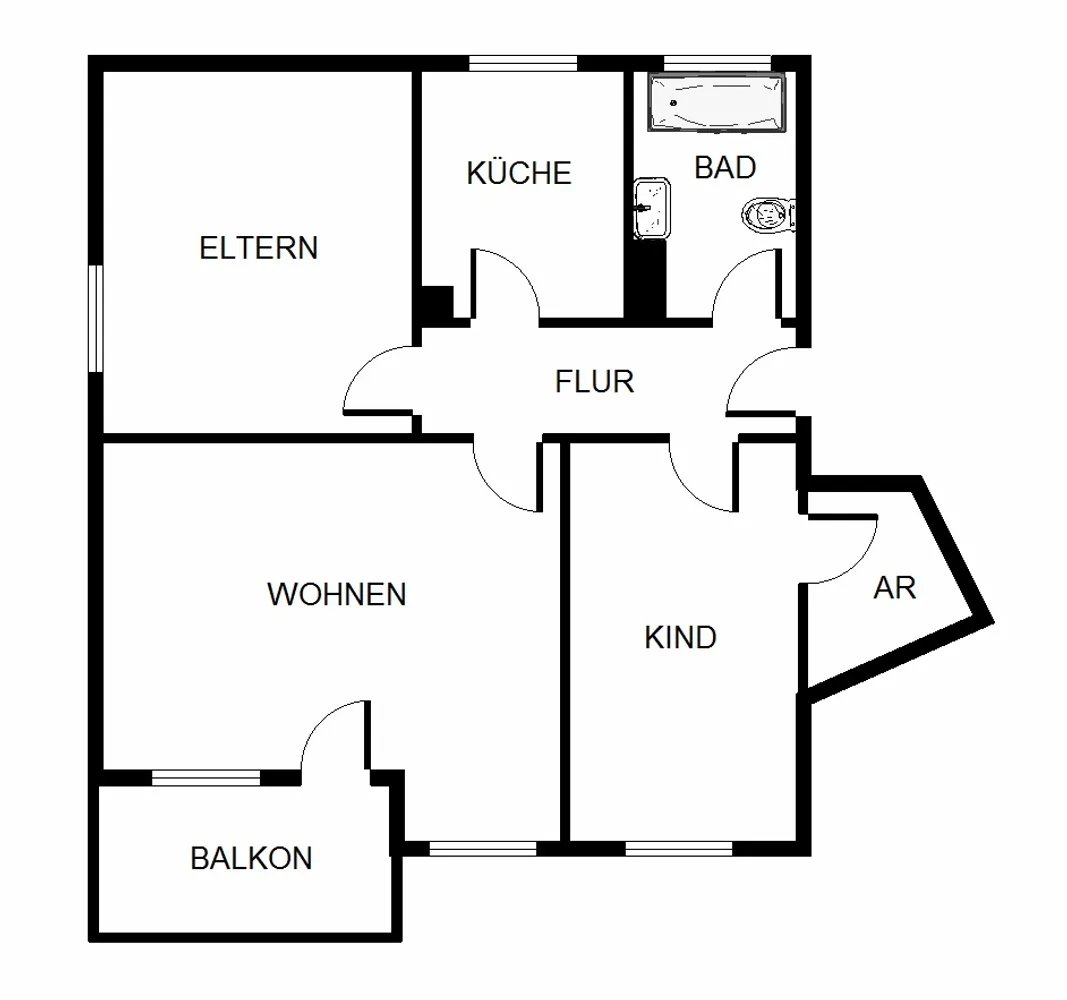 3 Zimmer Wohnung mit 64 m² in Gelsenkirchen – Bild 8