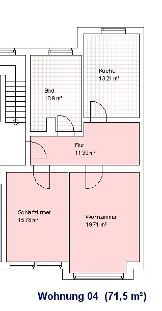 2 Zimmer Wohnung mit 71 m² in Halle (Saale) – Bild 9