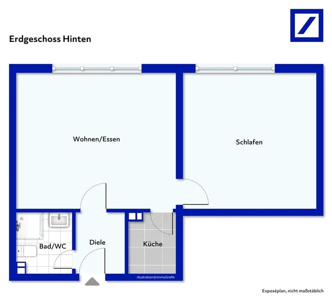 2 Zimmer Wohnung mit 49 m² in Oberhausen – Bild 8