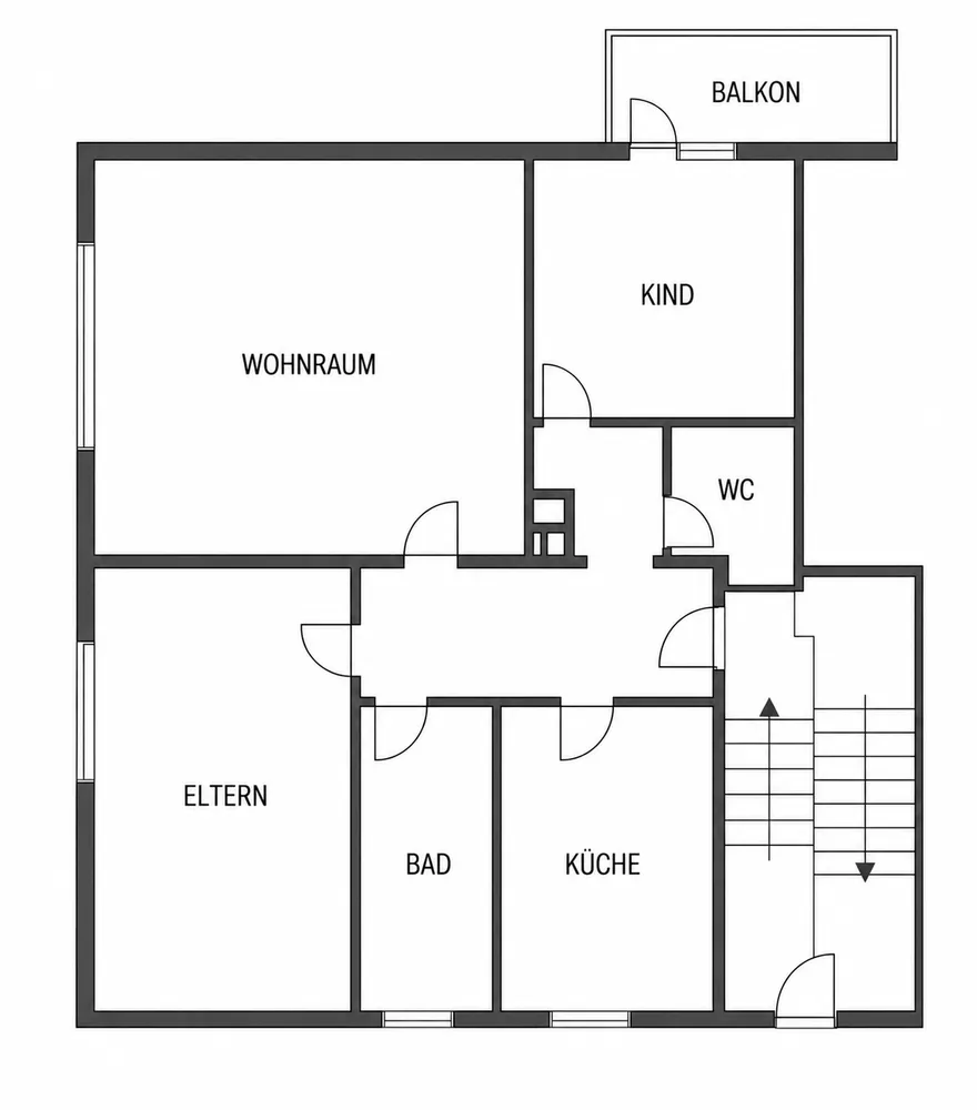 4 Zimmer Wohnung mit 75 m² in Duisburg – Bild 3