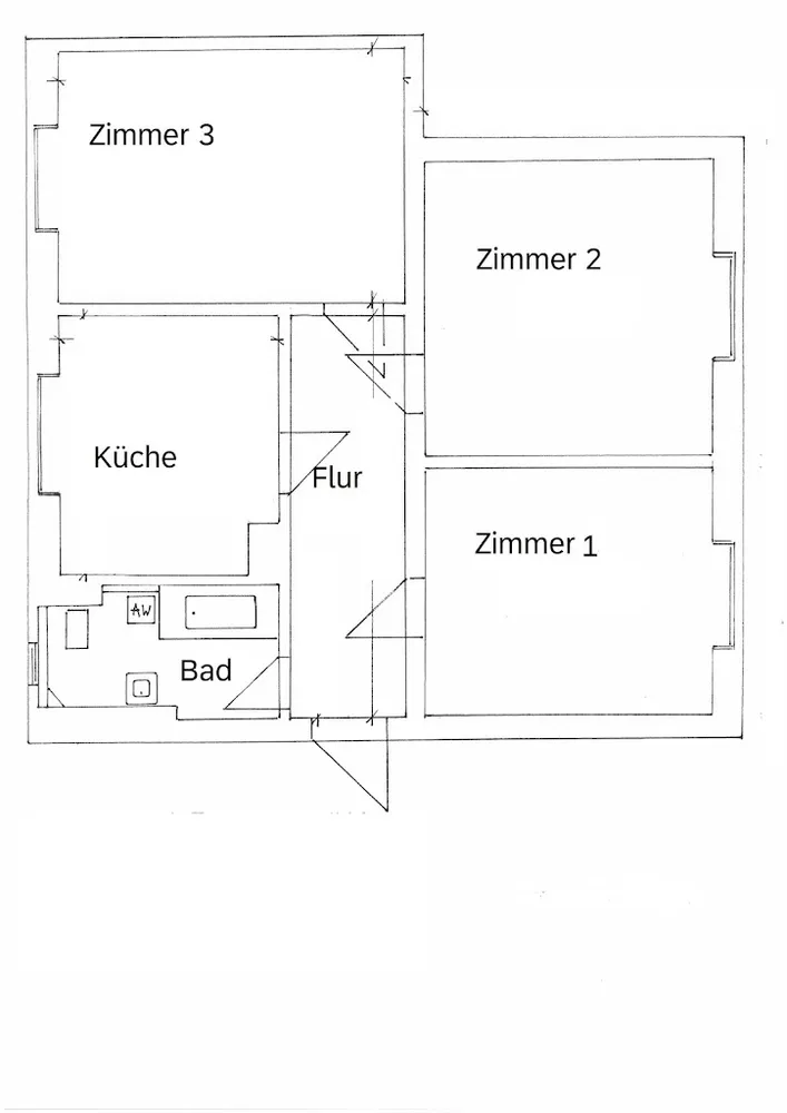 3 Zimmer Wohnung mit 72 m² in Zittau – Bild 8