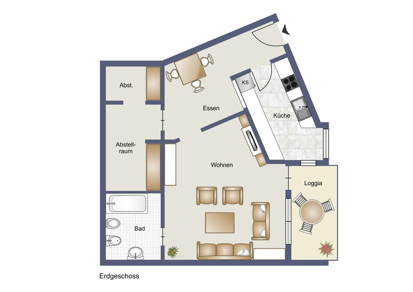 2 Zimmer Wohnung mit 51 m² in Frankfurt am Main – Bild 10