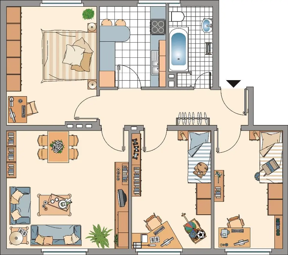 5 Zimmer Wohnung mit 75 m² in Essen – Bild 7