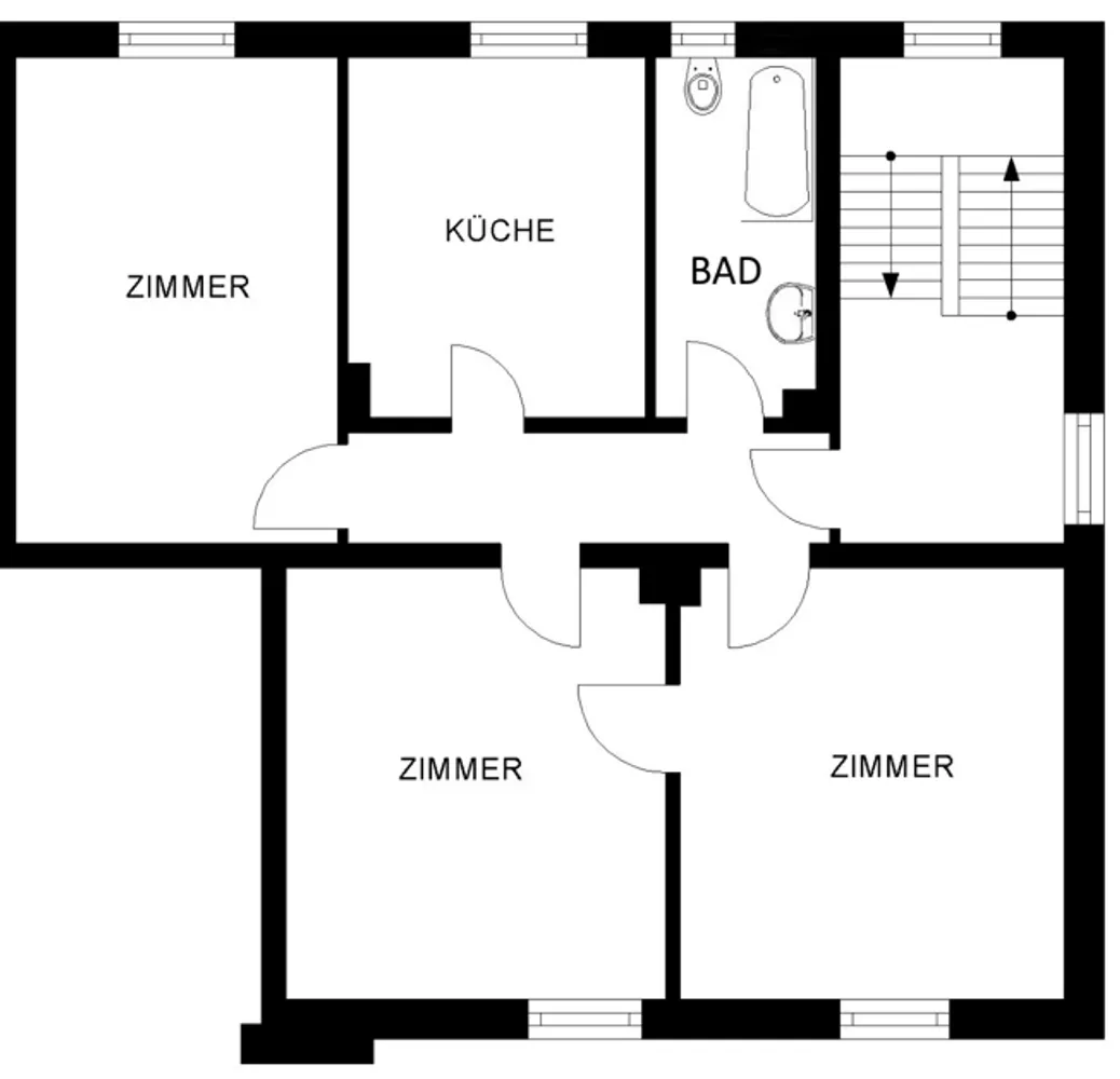 3 Zimmer Wohnung mit 73 m² in Herne – Bild 3
