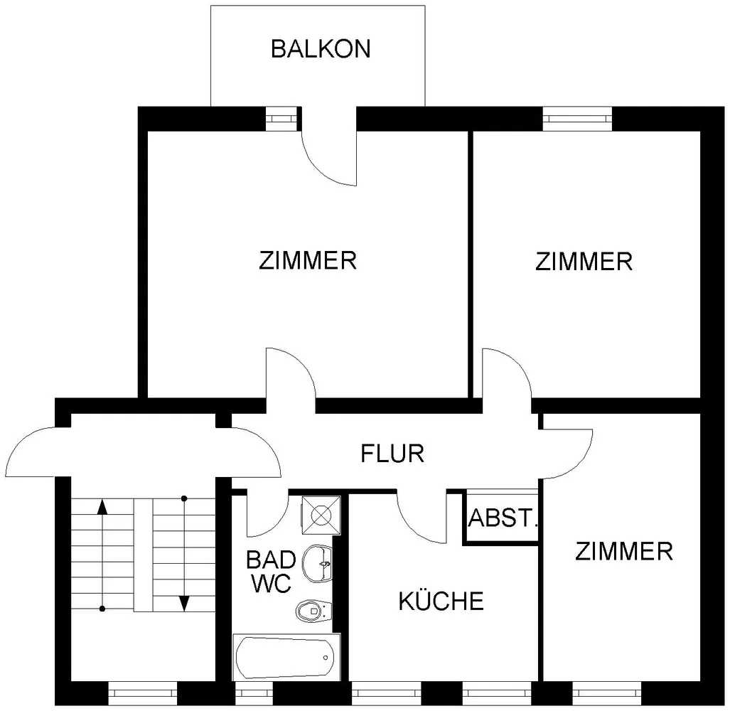 3 Zimmer Wohnung mit 69 m² in Hagen – Bild 4