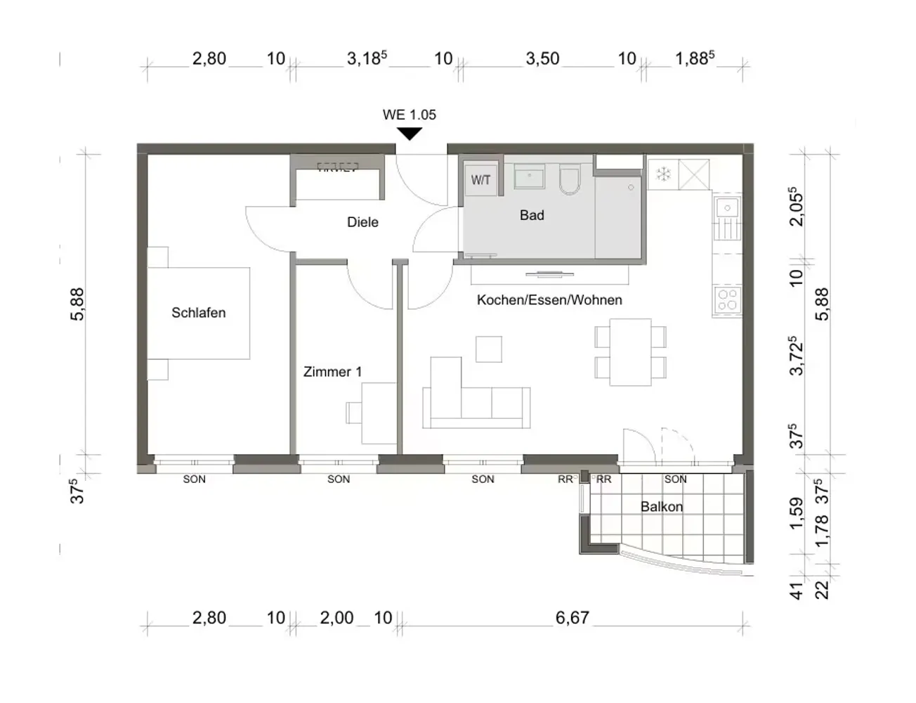 3 Zimmer Wohnung mit 70 m² in Berlin – Bild 10