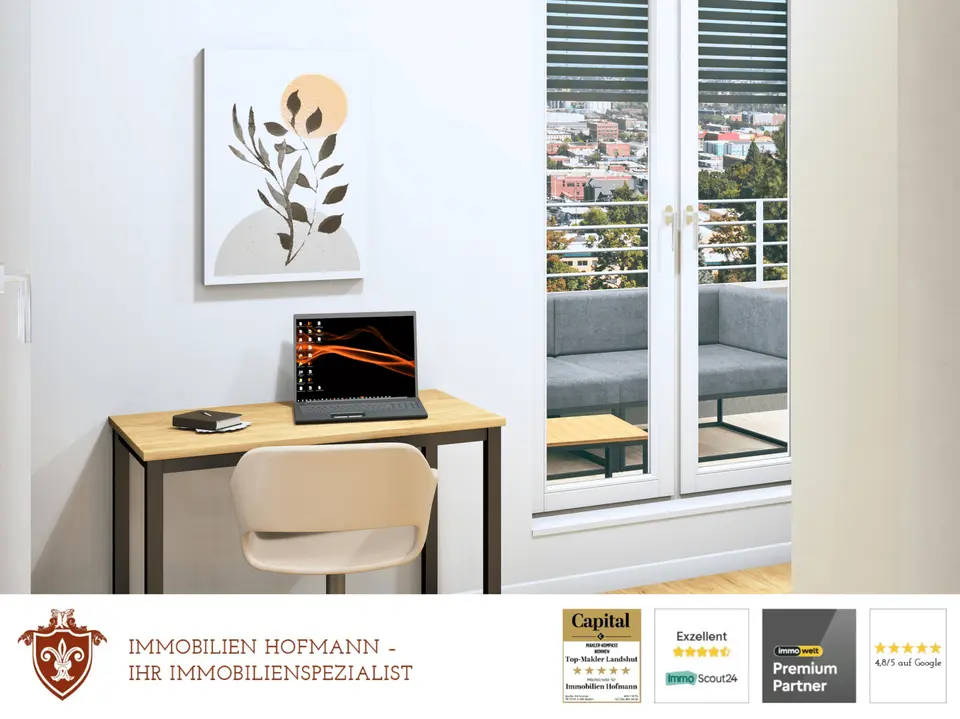 2 Zimmer Wohnung mit 48 m² in Landshut – Bild 4