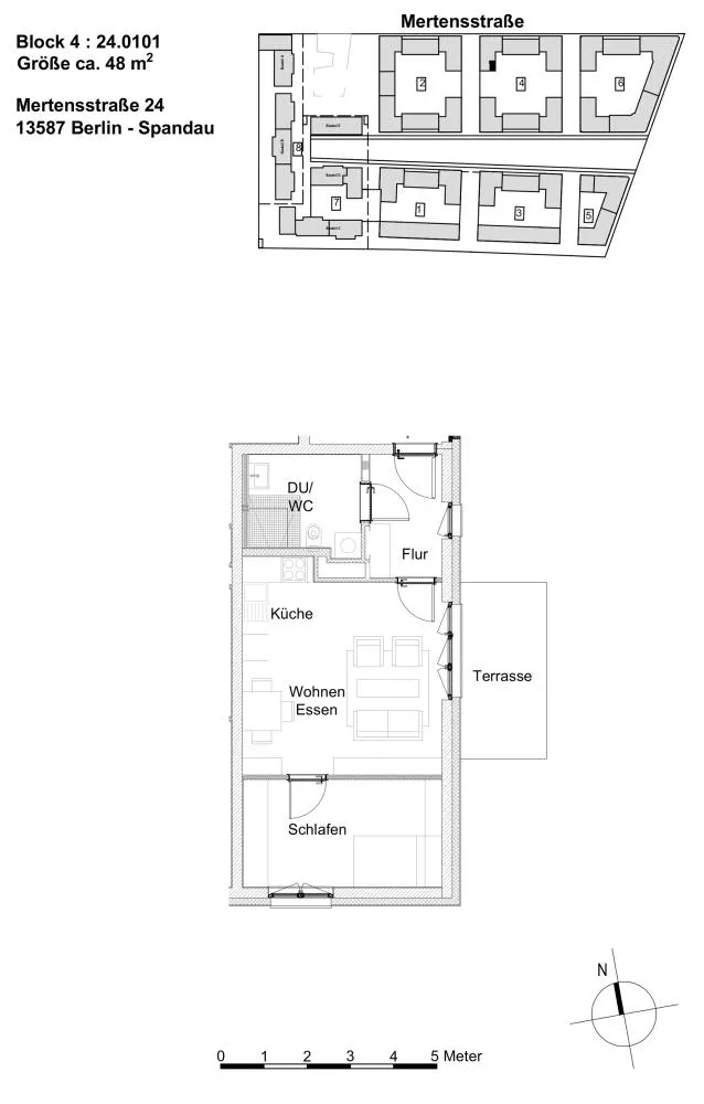 2 Zimmer Wohnung mit 48 m² in Berlin – Bild 2