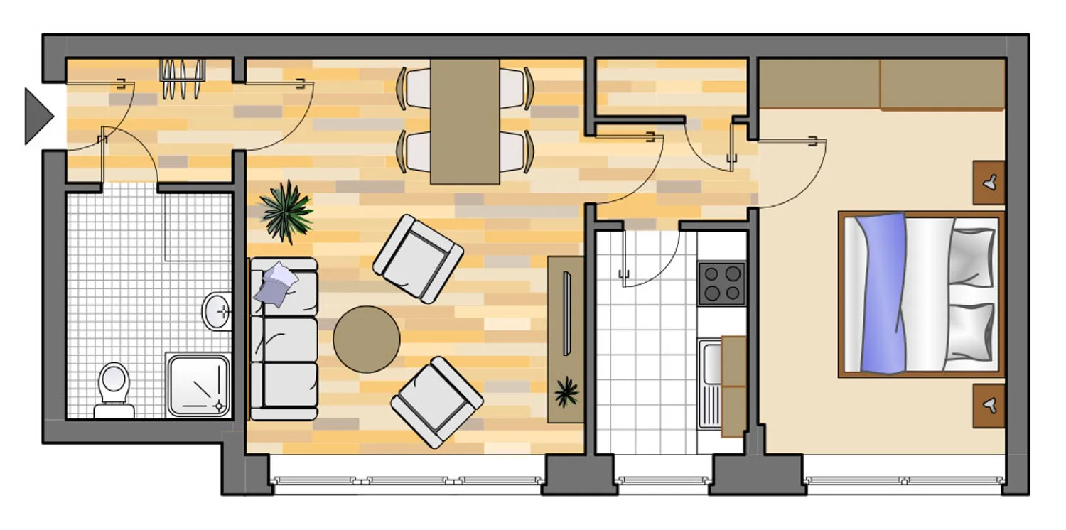 2 Zimmer Wohnung mit 50 m² in Dorsten – Bild 8