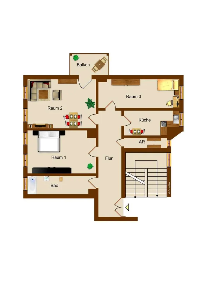 3 Zimmer Wohnung mit 85 m² in Leipzig – Bild 11
