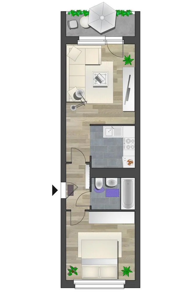2 Zimmer Wohnung mit 40 m² in Chemnitz – Bild 6