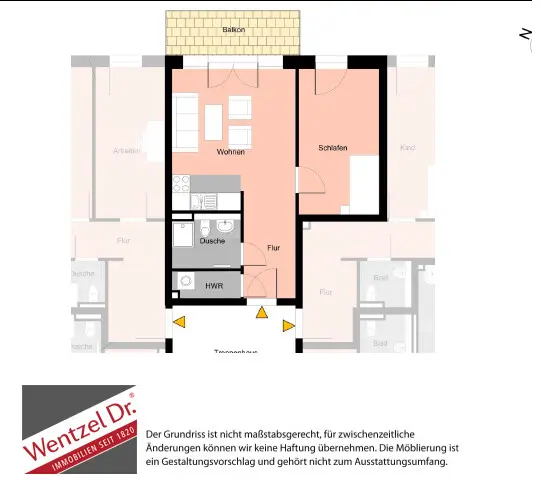 2 Zimmer Wohnung mit 49 m² in Stade – Bild 8