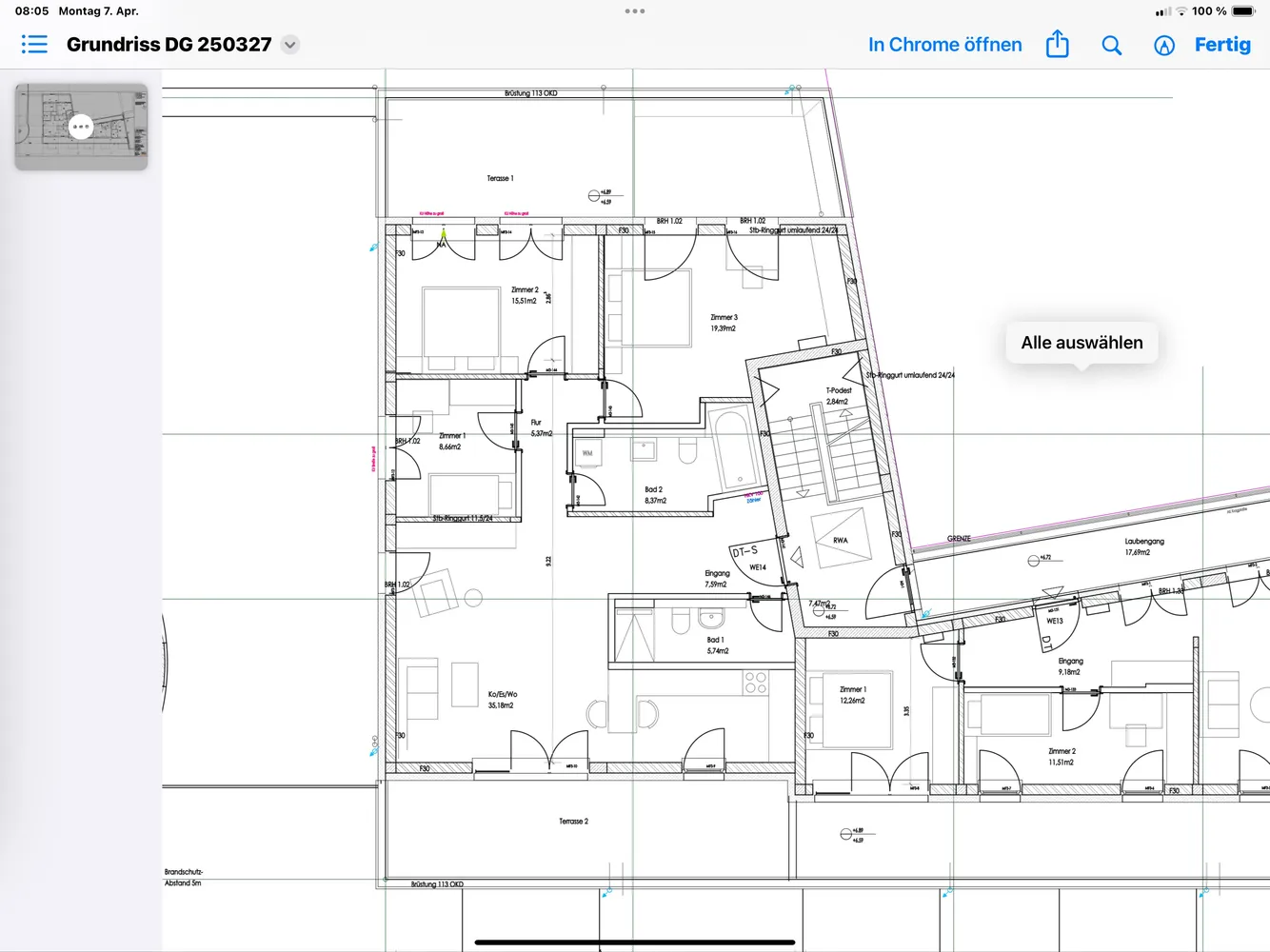 4 Zimmer Wohnung mit 132 m² in Karlsruhe – Bild 5