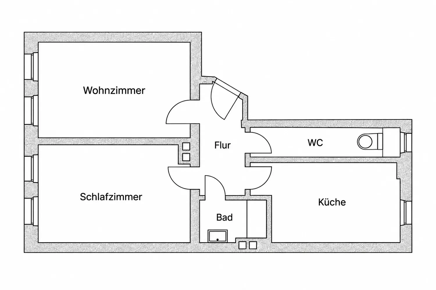 2 Zimmer Wohnung mit 64 m² in Nürnberg – Bild 9